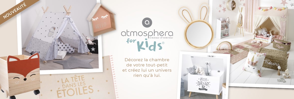 Album de Naissance avec Boîte à Empreinte Rose - Atmosphera For Kids