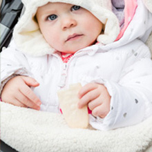 Fillikid Chancelière Sella - Chancelière d'hiver pratique pour poussette &  siège bébé