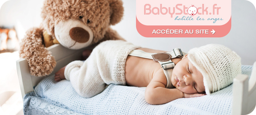 Vêtement bébé et petite puériculture sur Babystock