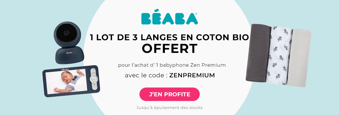 Beaba : un babyphone Zen Premium = un lot de langes offert