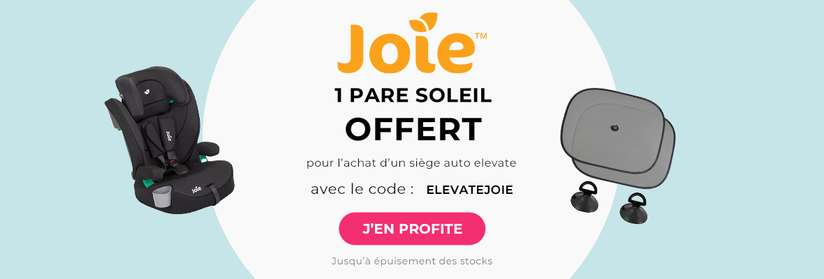 Joie : 1 siège auto elevate = 1 pare soleil offert