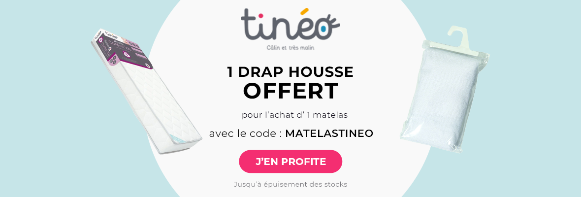 Tinéo : un matelas acheté = un drap housse offert