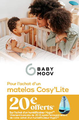 Matelas bébé antibactérien Cosy'lite 70 x 140 cm de Babymoov